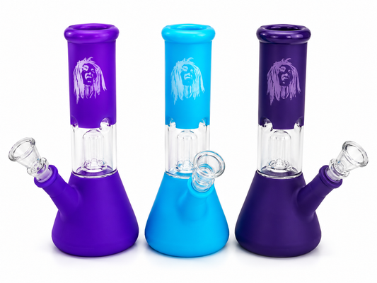 Bong Glass Dome Perculador + Ice Catcher 8"