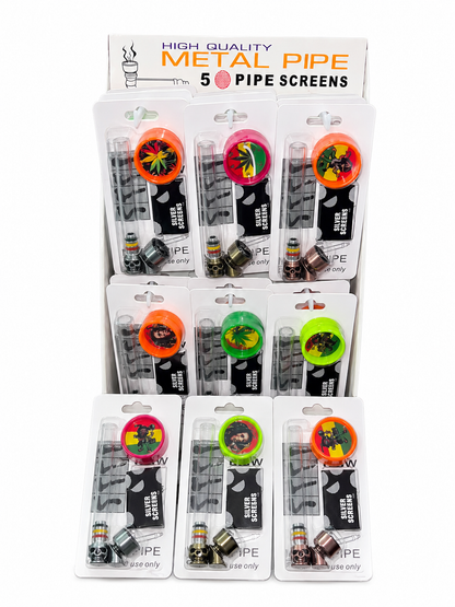 Metal Pipe Chica (Vidrio Y Metal)