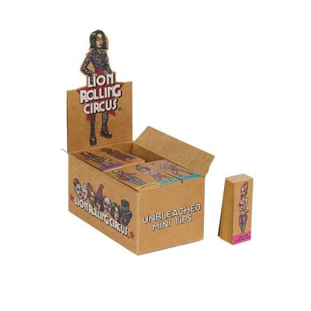 Lion Rolling Circus Unbleached Brown Filtro Carton Mini