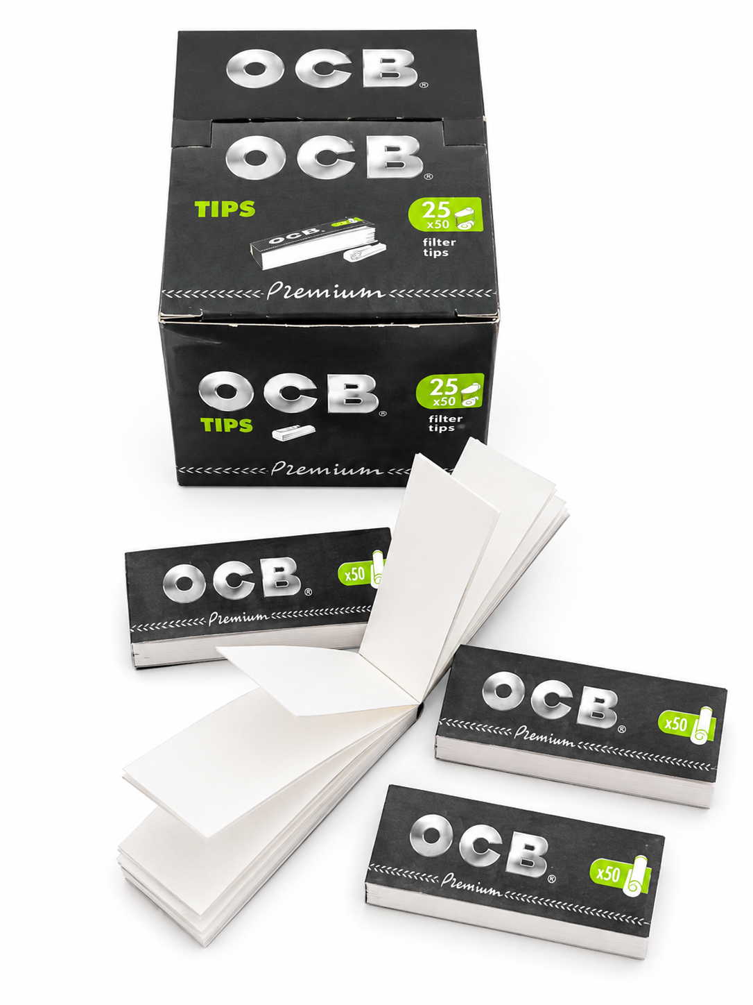 OCB Tips Filtros de Cartón Premium