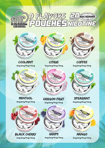 Nicotine Pouches X Fume 9MG