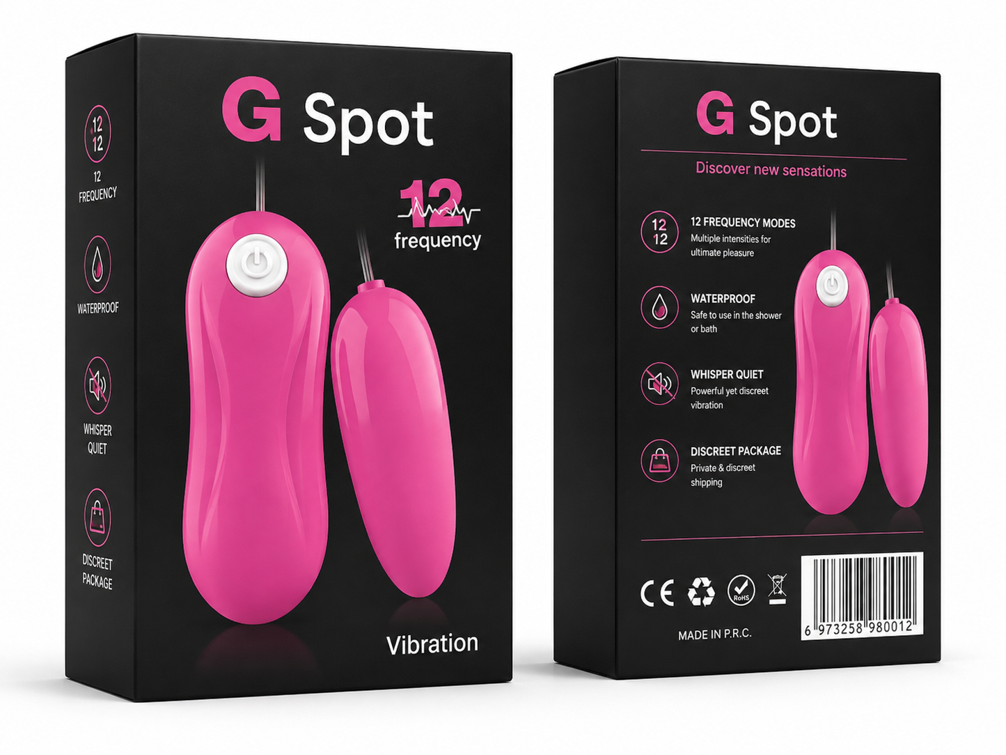 G SPOT VIBRATION 12 FREQUENCES