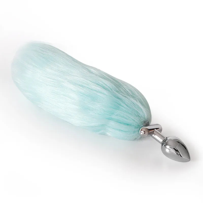9" TAIL ANAL PLUG- LUMINESCENT