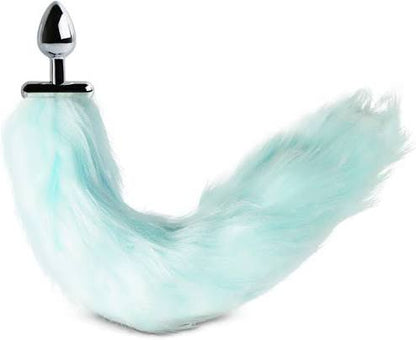 9" TAIL ANAL PLUG- LUMINESCENT