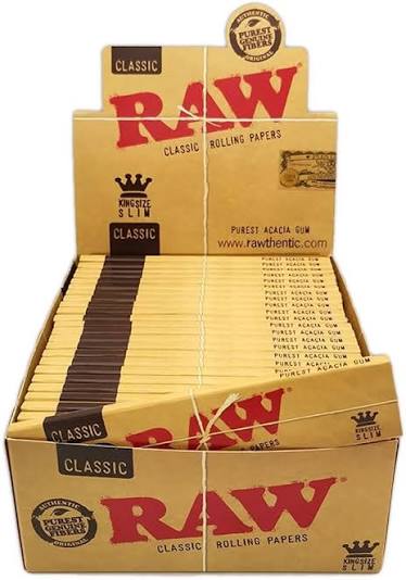 RAW CLASSIC KING SIZE SLIM+ TIPS