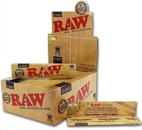 RAW CLASSIC KING SIZE SLIM+ TIPS