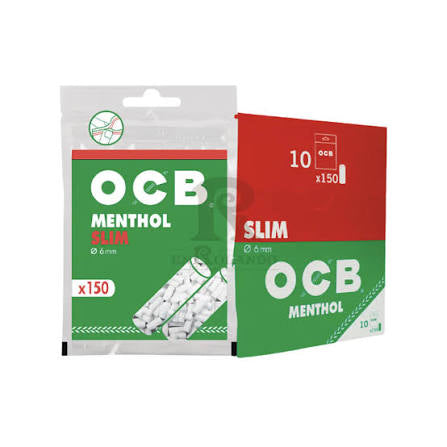 OCB Filtro Slim Menthol