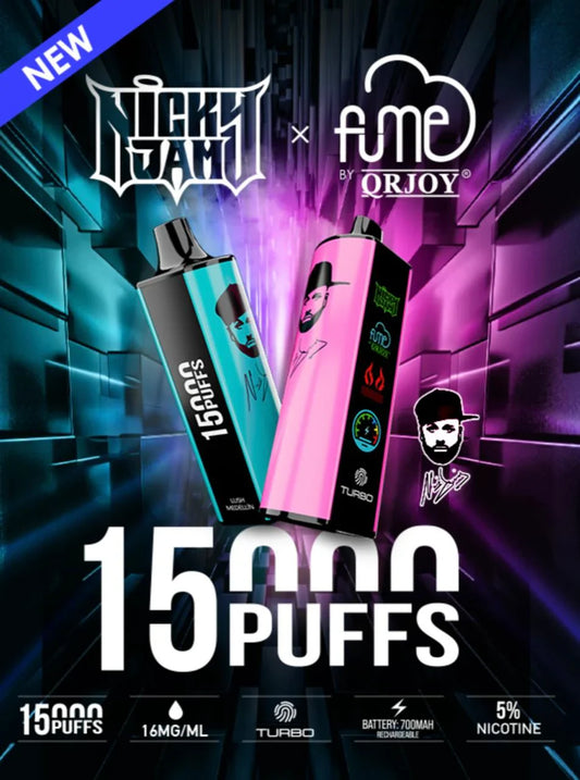Fume X Nicky Jam 15,000 Puffs - Mayoreo