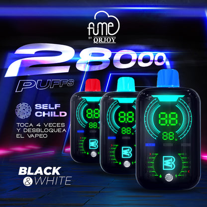 Fume Black & White 28,000 Puffs