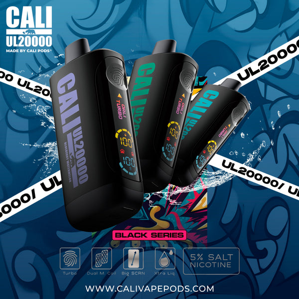 Cali UL Black Series 20,000 Puffs