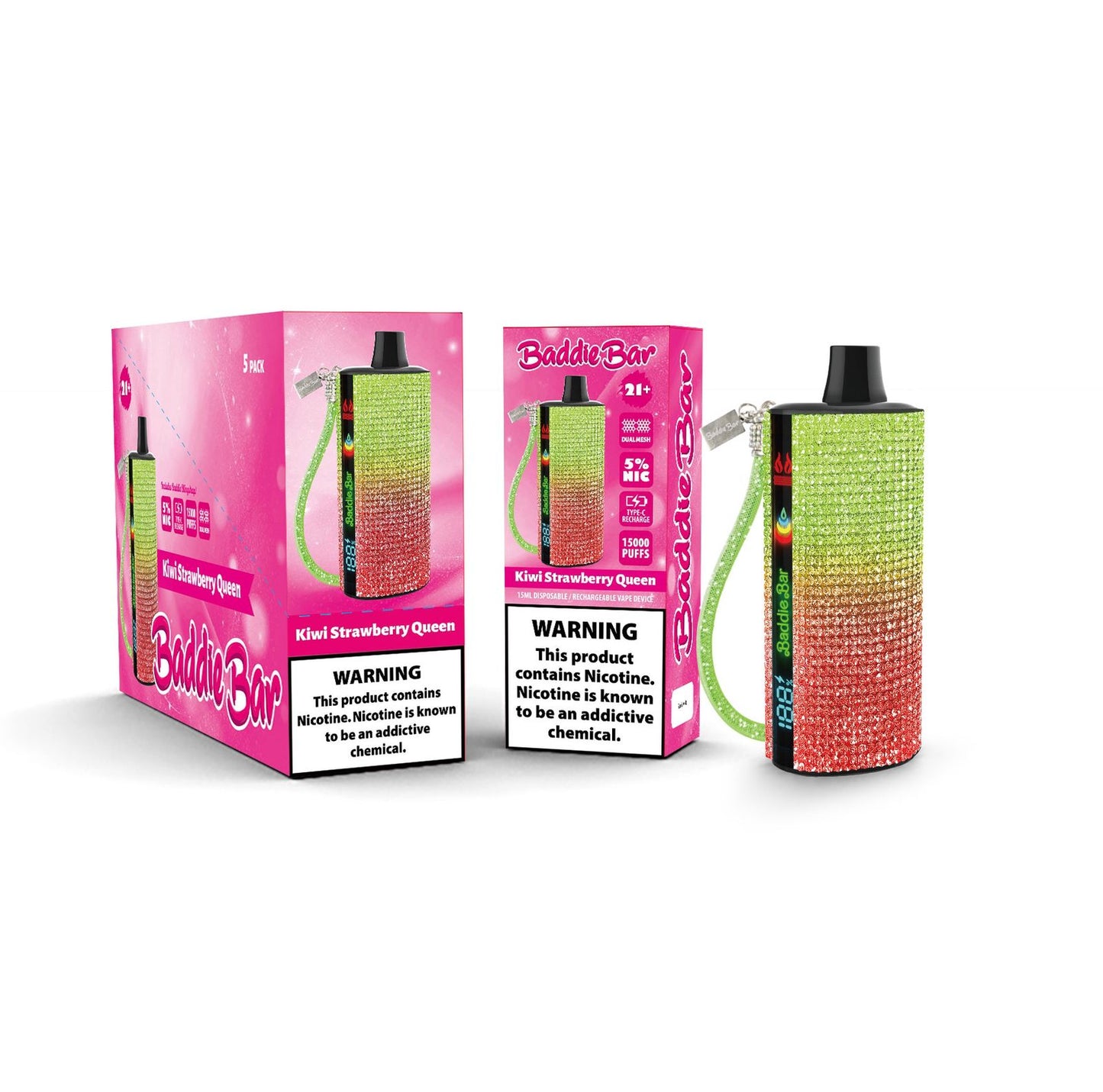 Baddie Bar 15,000 Puffs