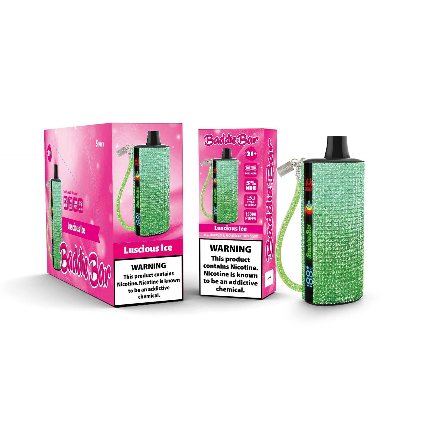 Baddie Bar 15,000 Puffs