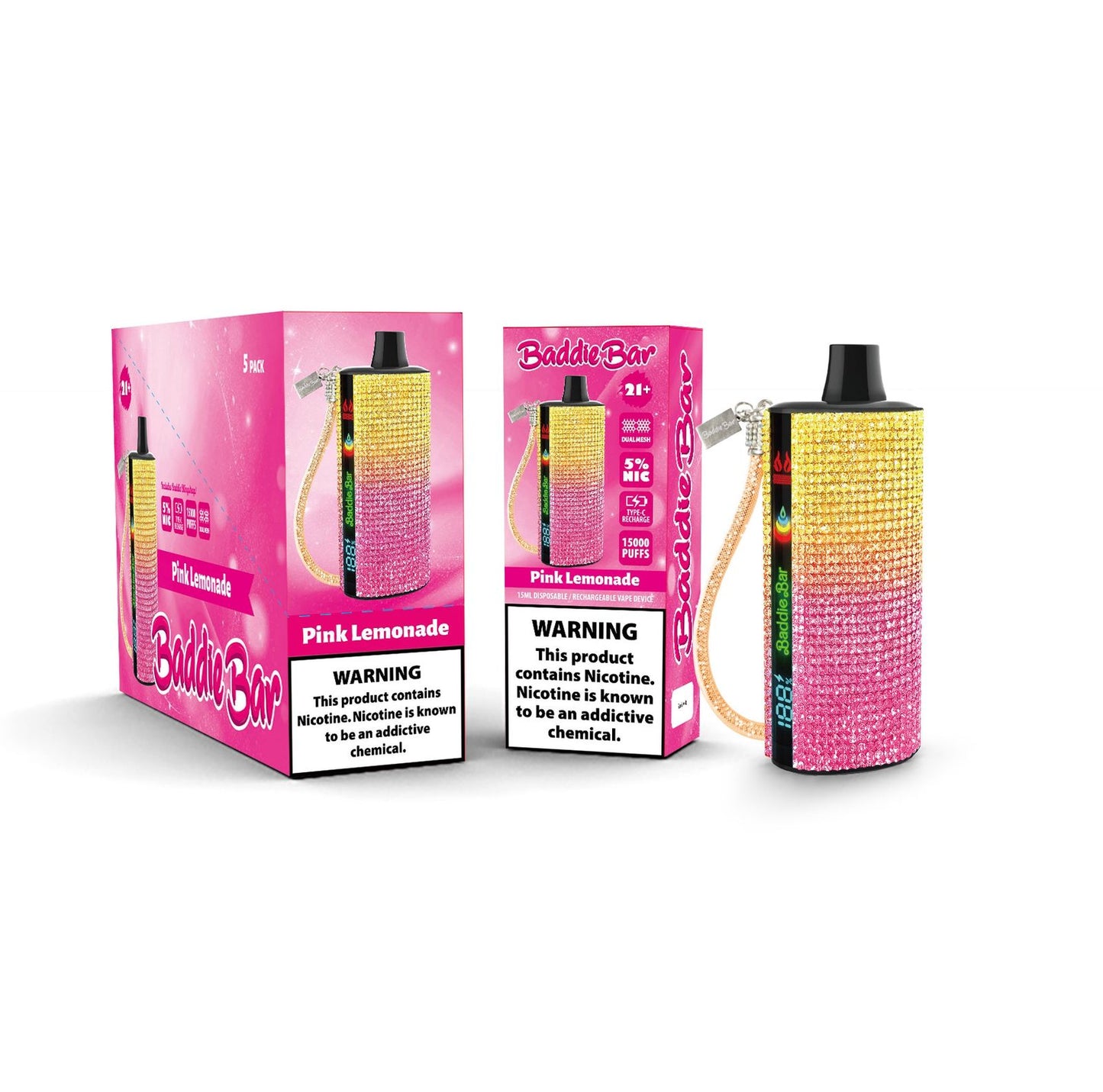 Baddie Bar 15,000 Puffs