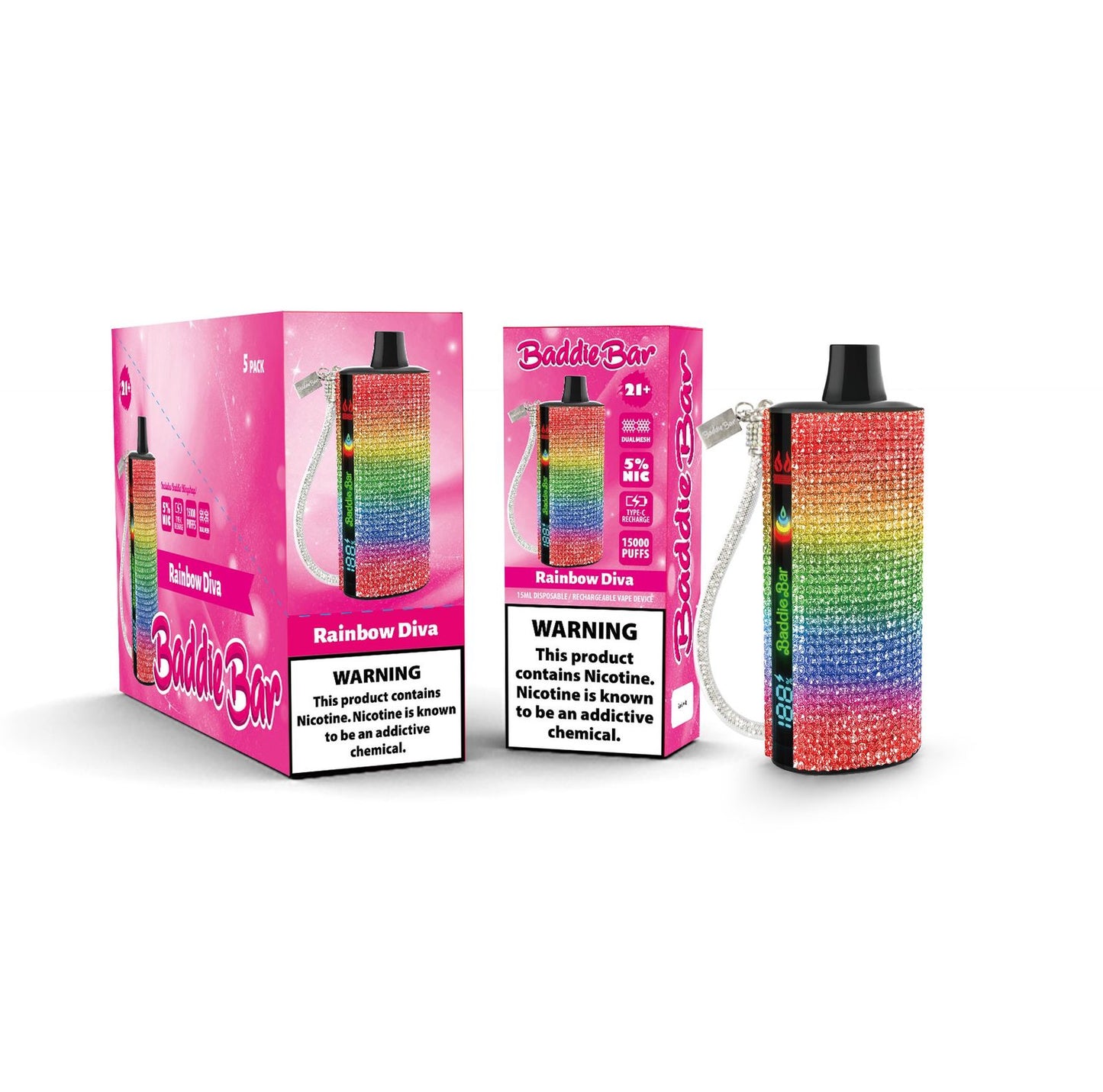 Baddie Bar 15,000 Puffs