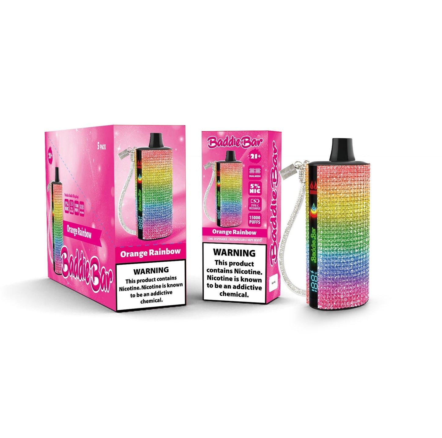 Baddie Bar 15,000 Puffs